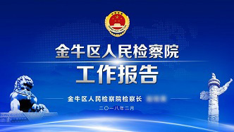 成都市金牛区人民检察院两会工作汇报